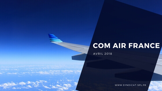 Courrier SPL Air France aux partenaires sociaux