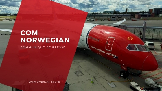 NORWEGIAN AIR Congres aux Etats-Unis